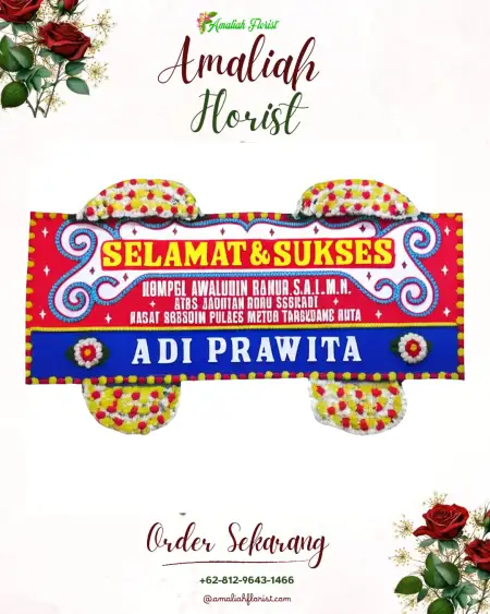 Papan Bunga Ucapan Selamat Kalibanteng Kulon